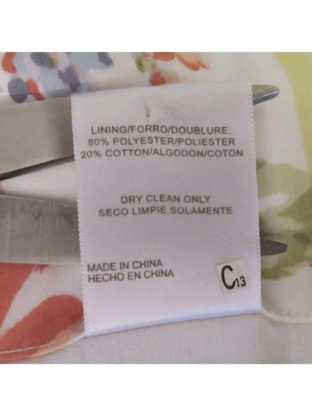 Croscill Home Floral Curtain Panels Yellow Pink Blue Rose Design 86
